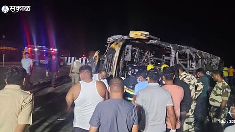 Vidarbha Travels Burned