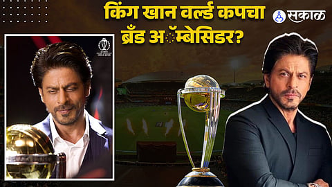 World Cup 2023 Shah Rukh Khan Trophy photo Viral