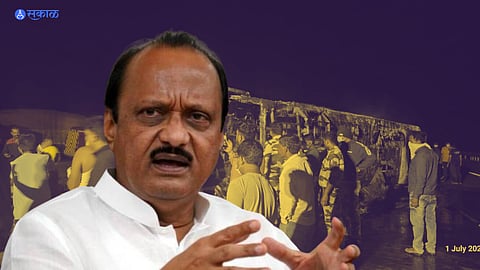 Ajit Pawar Cancel pune visit after buldhana bus accident on samruddhi highway accident