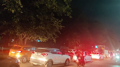 Sinhagad Road Traffic Kirkatwadi Fata police administration helpless pune