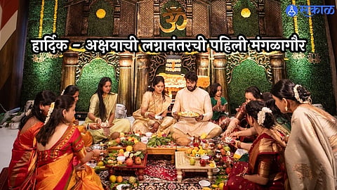 akshaya deodhar hardeek joshi first mangalagaur photos viral