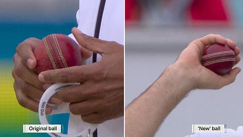 Ashes ball-change controversy
