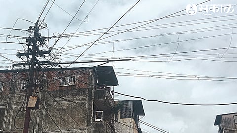 High voltage power lines near galleries in Khadkali area
