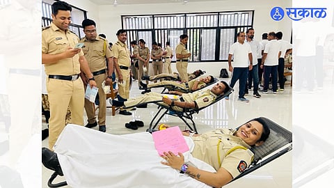 Blood Donation by Police