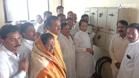 farmers water discharge from ghod dam to agriculture Ashok Pawar