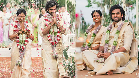 Ashok Selvan get married with Keerthi Pandian Check out dreamy first official wedding pics