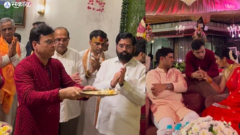 mangesh desai experience of visit cm eknath shinde ganpati darshan at varsha bunglow