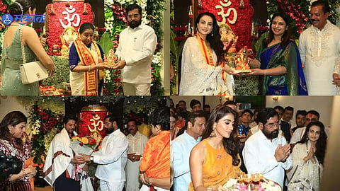 Bollywood actors visited Maharashtra CM Eknath Shinde's house
