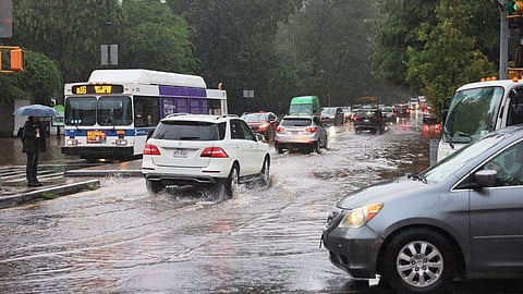 New York City rain