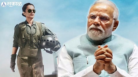 kangana give tejas movie dialogue credit to pm narendra modi kangana savage reply