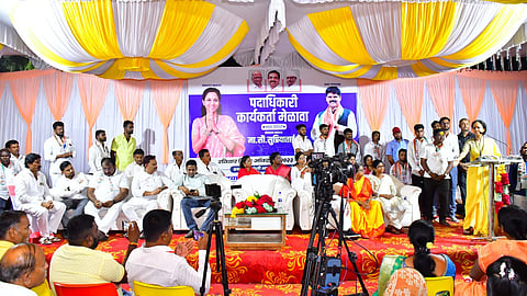 Supriya Sule says BJP invisible power in Delhi is working to trouble Marathi people