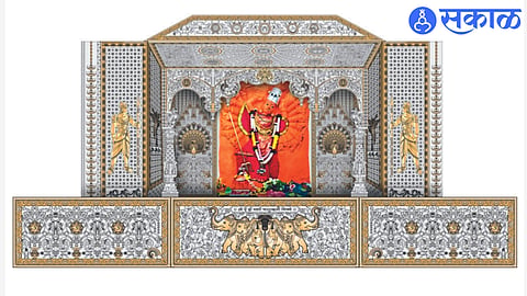 This is how the gabhara of the temple will look like