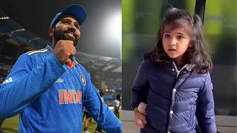 fact check on rohit sharma daughter viral video giving update about her father after ODI WC 2023 Final