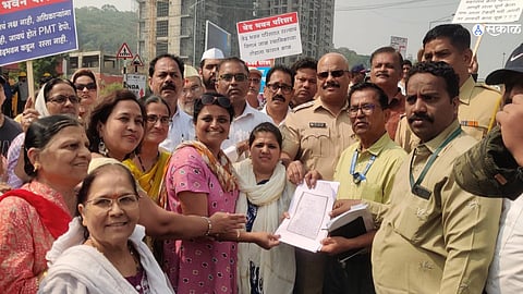 silent march to demand safe roads Protest of citizens in chandni chowk pune marathi news