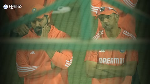 Team India breaks down in dressing room Rahul Dravid