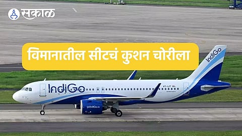 Indigo Airlines: इंडिगो विमानातील सीटचे कुशन चोरीला! तक्रार केली असता म्हणाले तुम्हीच शोधा; फोटो सोशल मीडियावर व्हायरल