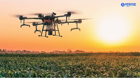 Dhananjay Munde on Drone