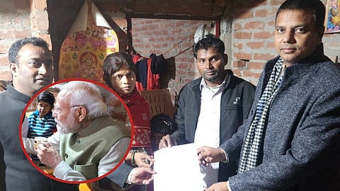 ayodhya beneficiary meera got ayushman card by up government after pm modi meeting marathi news