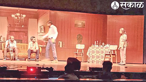 Scenes from the play 'Uncle Vanya' performed at the State Drama Competition on Thursday.