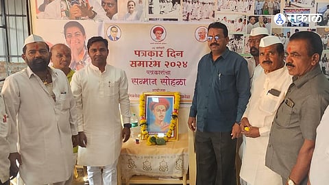 congress prashant sale says mangalwedha development contribution of journalists