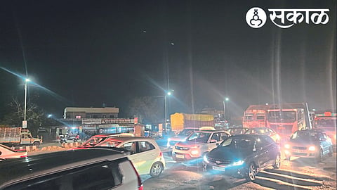 A traffic jam at the dahavyamela