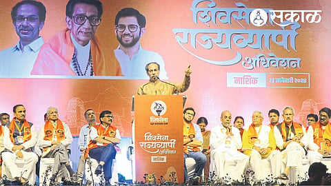Uddhav Thackeray statement at convention jahir sabha