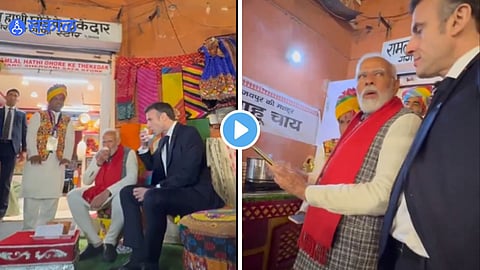modi with macron