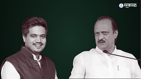ajit pawar on rohit pawar