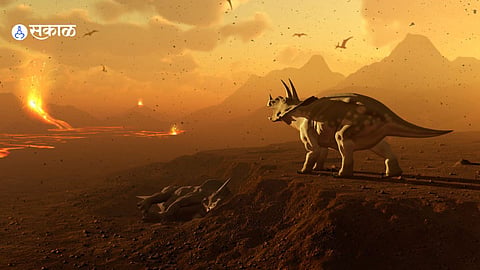 dinosaur on earth