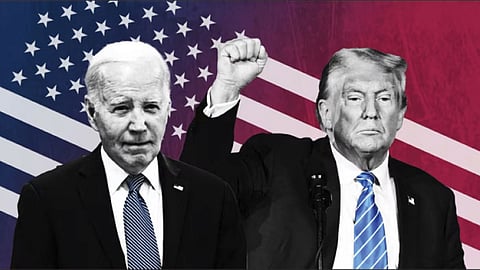 Donald Trump and Joe Biden