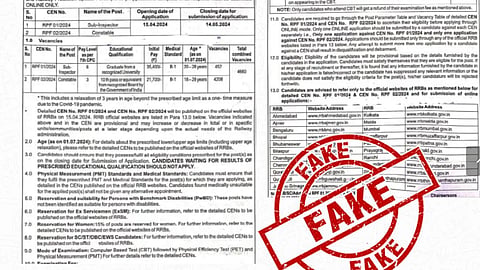 Fact Check|RPSF|RPF|Jobs