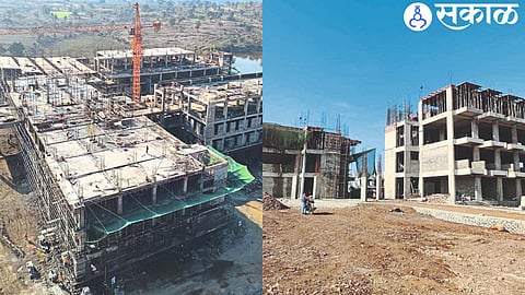 Construction work of medical hub in progress at Chincholi.