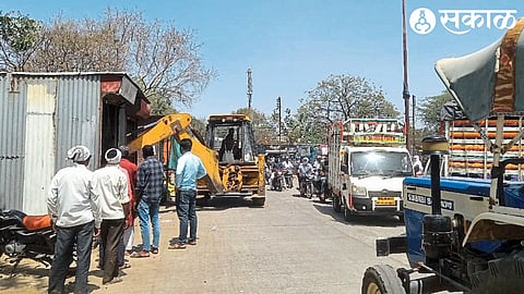 Encroachment removal by construction department