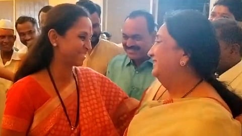 Supriya Sule and Sunetra Pawar