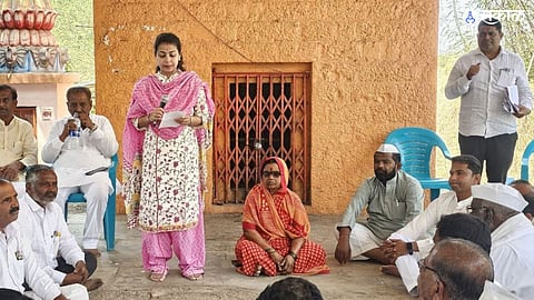 water issue of mangalwedha inspection mla praniti shinde solapur politics