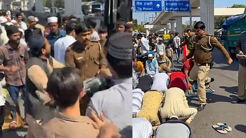 delhi police namaz