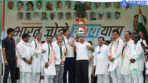 Rahul Gandhi at Nandurbar