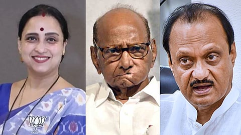 BJP leader Chitra Wagh vs Sharad Pawar