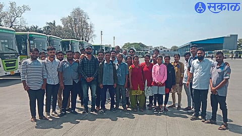 Citylink carriers stand firm on strike at depot in Tapovan