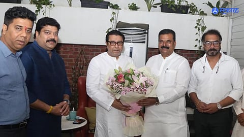 Bhiwandi Loksabha: महायुतीचे उमेदवार कपिल पाटील यांनी घेतली राज ठाकरेंची भेट