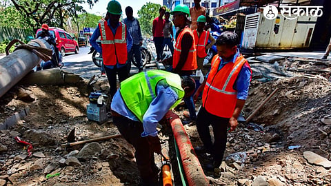 road digging for MNGL
