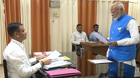 PM Narendra Modi Files Nomination From Varanasi