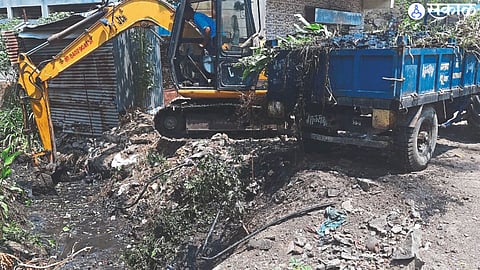 Drain cleaning in face of monsoon
