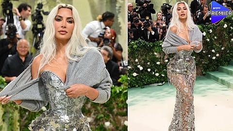 Kim Kardashian out of the box look in met gala