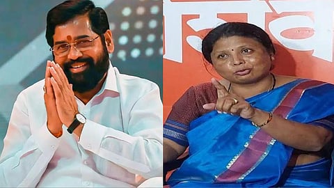sushma andhare complaint against cm eknath shinde over his speech election commission