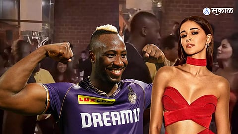 Andre Russell Dances With Ananya Panday