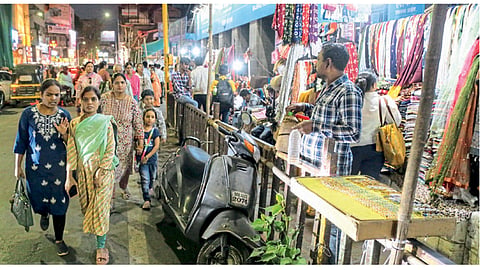 Sellers on Footpath