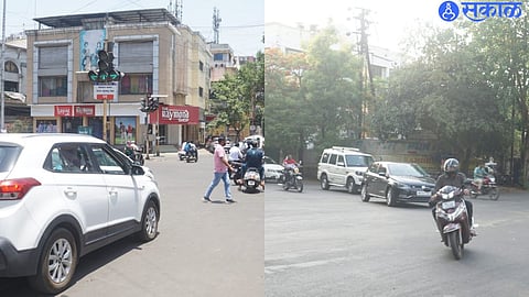 The signal, which was also off in the evening, has been restarted in the evening. Due to this, the traffic system has also become smooth.