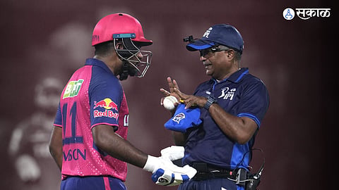 Sanju Samson Wicket Controversy DC vs RR