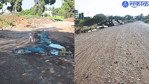 Five hundred meter road connecting Trimurti Garden on Samangaon Road to Eklahare Road.